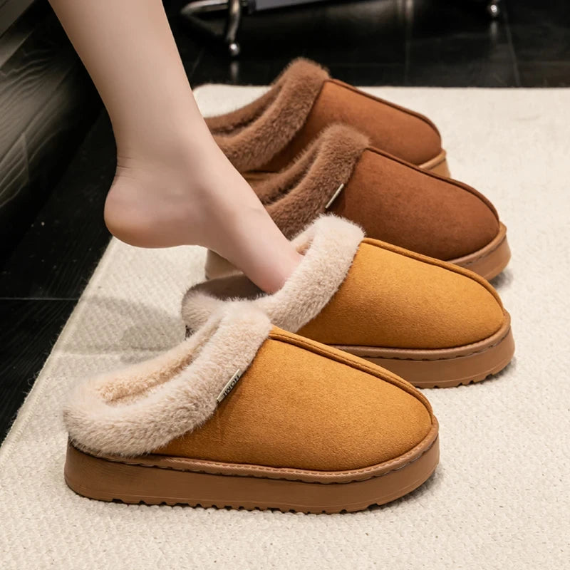 Fluffy Winter House Slippers