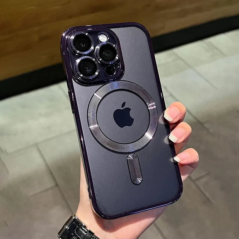 Magnetic Transparent Phone Case