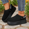 Plush Platform Winter Snow Boots